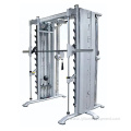 Multi functional gym station trainer smith machine rack